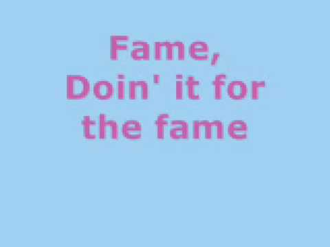 Lady GaGa - The Fame (lyrics)