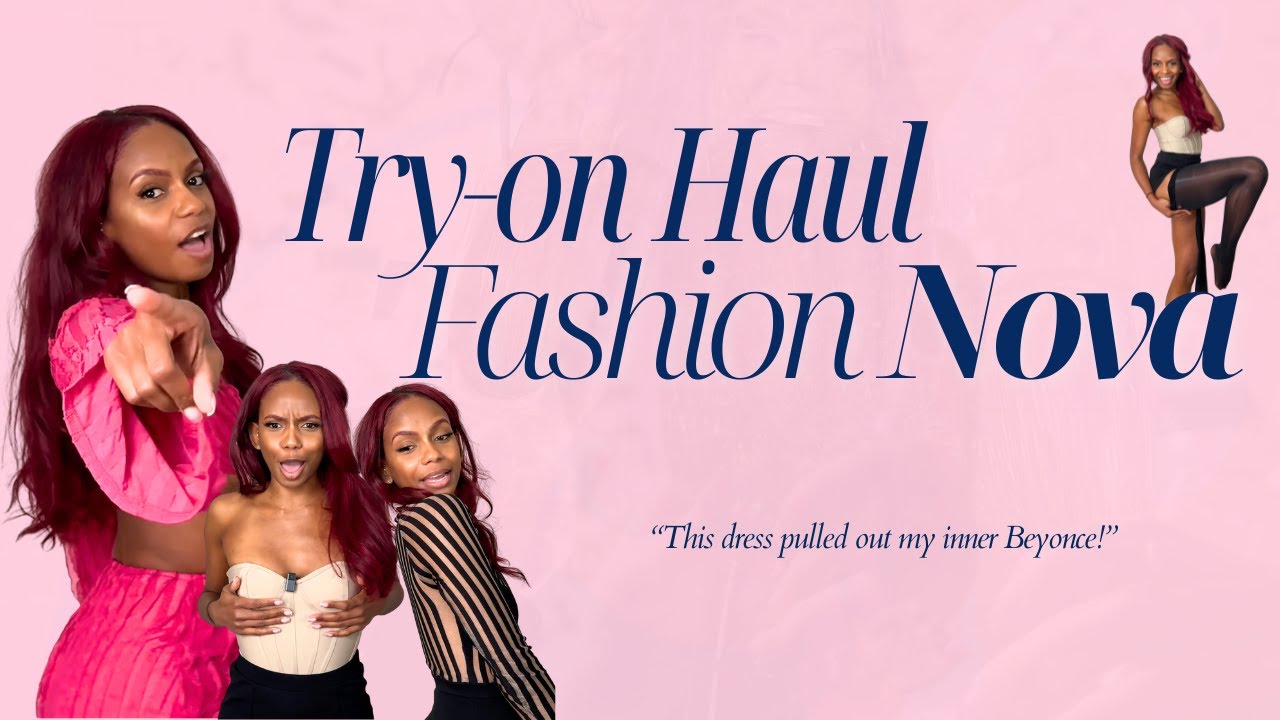 Fashion Nova Try-On Haul Pt. 2 | Valentine's Day Dress | Affordable Clothing | Stockings