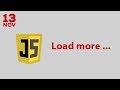 Tutorial on Creating HTML5 and JavaScript Load More Button