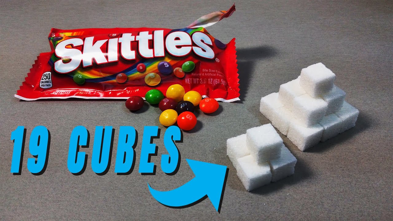 How Much Sugar Is In Skittles Original Candy(2.17Oz/61.5G)