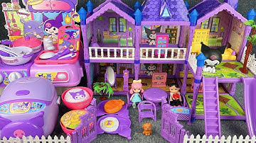 10 Minutes Satisfying with Unboxing Kuromi House & Kitchen Toys Play Set Review | ASMR 