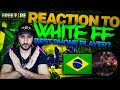 WHITE FF FASTEST BRAZILIAN MOBILE PLAYER I EVER SAW