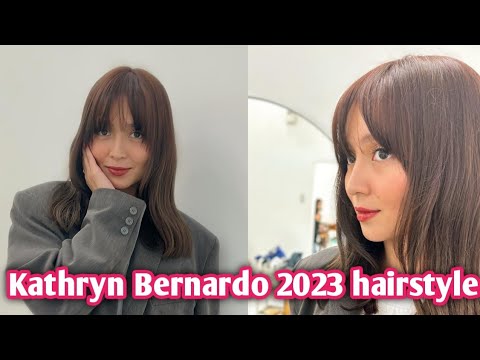 Kathryn Bernardo | Kathryn bernardo hairstyle, Short hair with bangs,  Zendaya hair