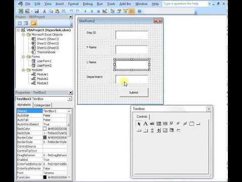 How to create Forms in Excel - Tutorial (part 2) - YouTube