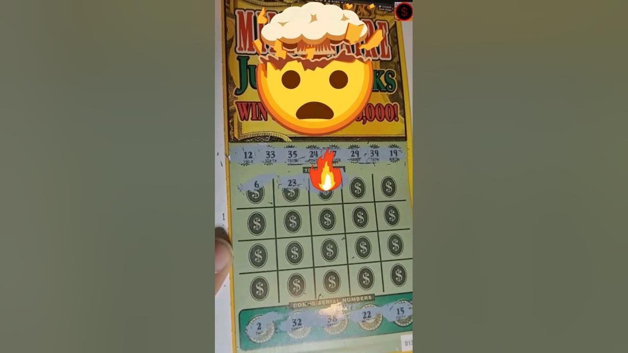 This big win on a scratch off ticket really made my day 