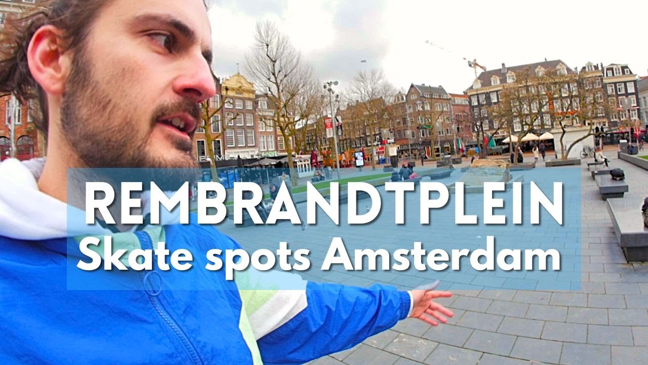 Skating Rembrandtplein | Amsterdam's Empty Streets During Corona