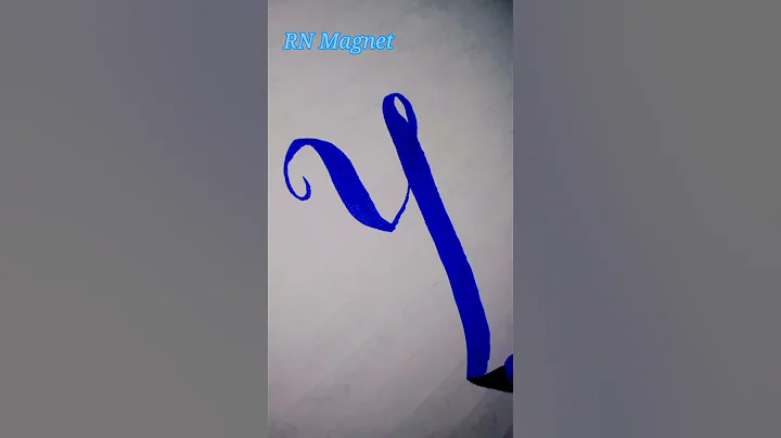 letter "Y" written in beautiful cursive handwriting#calligraphy #youtubeshorts#jubinnautiyal #viral❤