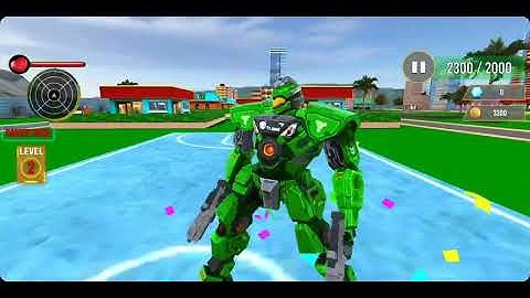 Army Bus Robot Car 3D Game - Android GamePlay