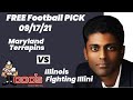 Free Football Pick Maryland Terrapins vs Illinois Fighting Illini Picks, 9/17/2021 College Football