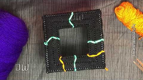 🟩 Crayon 🖍 Doodle | Tutorial | Plastic Canvas