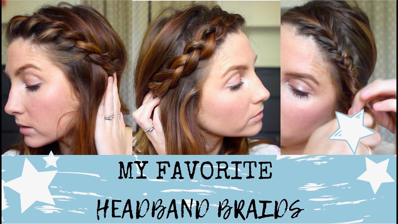 TWO HEADBAND BRAIDS YOU NEED TO TRY! LONG AND MEDIUM HAIRSTYLES