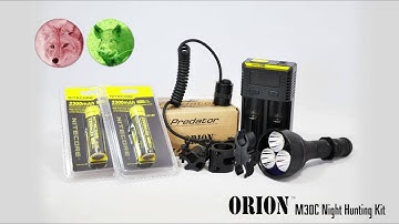 Orion M30C Predator Hunting Light Kit 377 Yards 700 Lumens for Coyote Hog and Predator Huntings