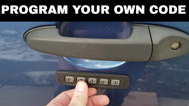 HOW TO PROGRAM YOUR OWN DOOR CODE ON ALL FORD VEHICLES DEMONSTRATION AND HOW TO ERASE PERSONAL CODE