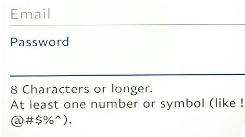 Fix password 8 characters or longer at least one number or symbol like @#$ ^ paypal account problem