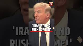 US Iran War: Donald Trump on Iran War Timeline Extension #usiranwar #donaldtrump
