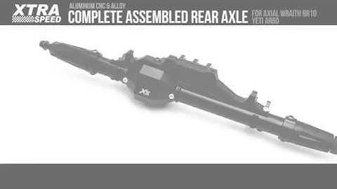 Xtra Speed Rear Axle For Axial Wraith RR10 Yeti AR60