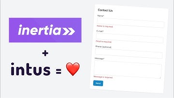 InertiaJS frontend validation using intus
