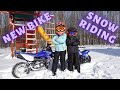 The Kids Get a New Dirt Bike For Christmas! 2021 Yamaha TTR-50