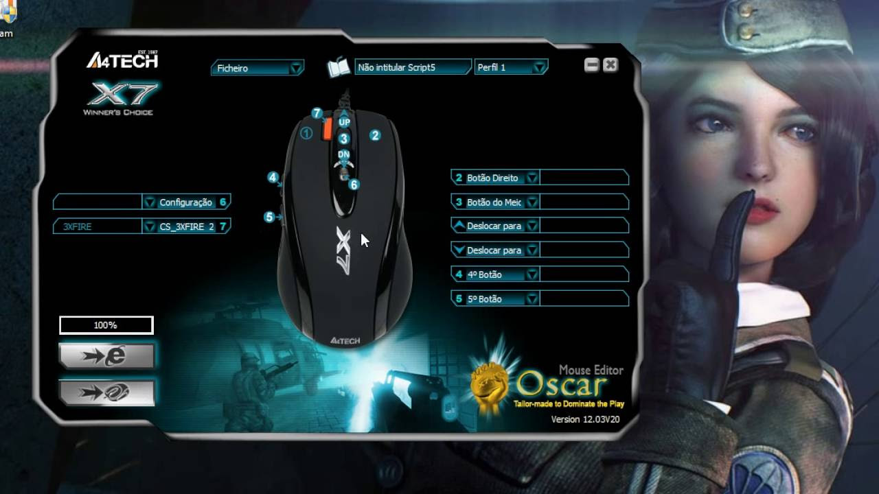 Como fazer macro para mouse X7  QuickSwitch