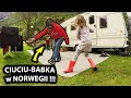 CIUCIU-BABKA na Campingu w NORWEGII !!! - Życie w Przyczepie Kempingowej !!! *Punkt Dalsnibba (#485)