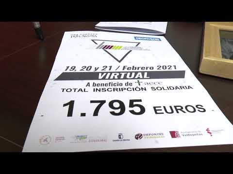 Entrega Recaudación Media Maratón a AECC Noticia Informativos 09/03/2021