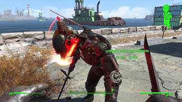 Fallout 4 hacking inside the robot without punching anybody.