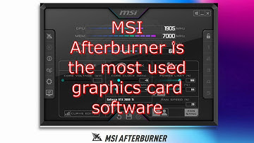 ⚡️MSI Afterburner is the most used graphics card software for a good reason