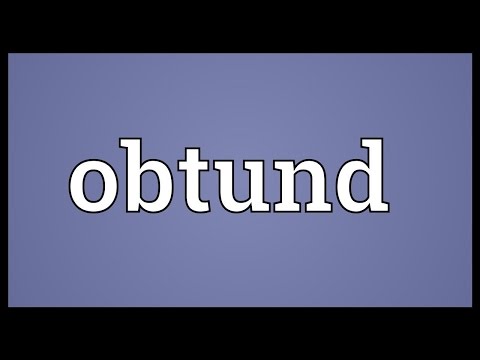 Header of obtund