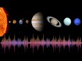 How sun and planets sound in our solar system