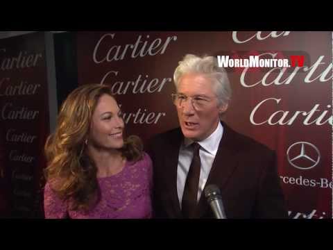 Richard Gere and Diane Lane arrive at 2013 Palm Springs International Film Festival