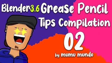Grease Pencil Blender Advanced Tips & Tricks, Part 02 | Expanded from Dantti