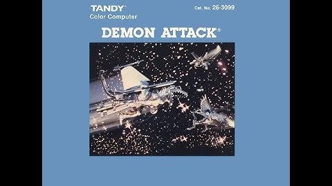 Demon Attack for the Tandy Radio Shack TRS-80 Color Computer