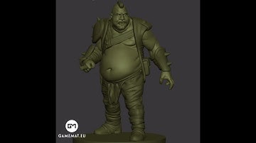 Fat guy 3D model