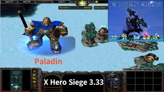 X Hero Siege 3.33, Paladin Extreme, Level 4 Impossible ,8 ways Single Hero