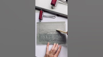 How I transfer my designs to a lino block to get them ready for carving #linoprint #linoprinting