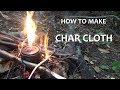 Making Char Cloth and a Tipee Fire