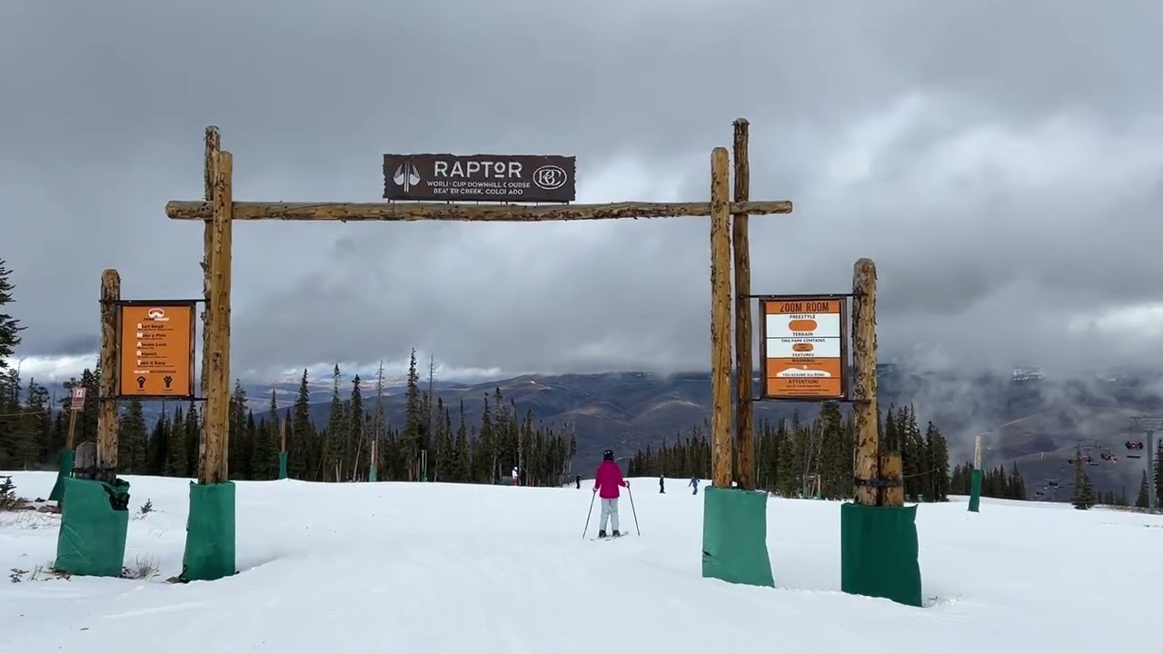Winter town Beaver Creek Ski Resort in Colorado Mountains, December 2025