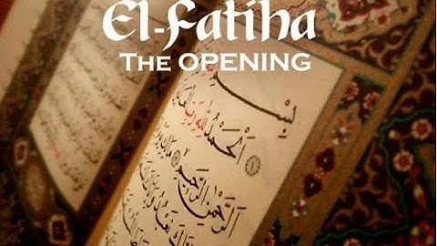 Surah Fatha//Omar Hisham Al Arabi // القارئ عمر هشام العربي