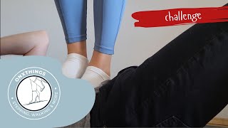 abs of steel challenge | girlfriend trampling on my stomach with socks