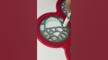 The Smooth Flow of Shapes Creates Pure Magic: Relaxing ASMR Art! #art #spirograph #shorts #2024 #usa