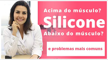 É melhor colocar silicone na frente ou atrás do músculo?