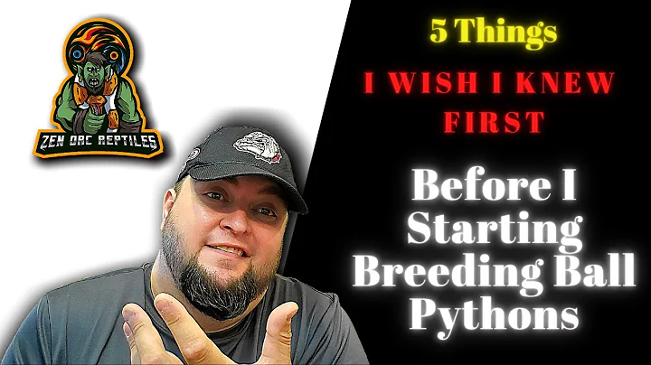 If I Only Knew This First Before Breeding Ball Pythons!