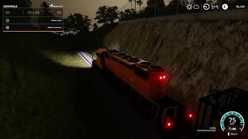 How to ride the train in farmer simulator 19