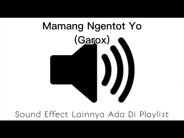Sound Effect Mamang Ngentot Yo (Garox) class=