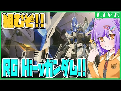 【LIVE2.5D】RG Hi-νガンダムを組み終わるまで終わらない!！【ガンプラ改造/VTuber】