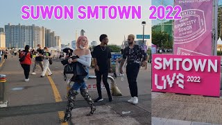 [4K] Atmosphere outside smtown live concert 2022 in suwon south korea,K-pop concer