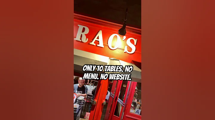 Inside the Most Exclusive Restaurant in NYC: Rao’s 🍝✨