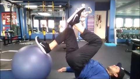 Eccentric Hamstring Curl (2 up, 1 back)