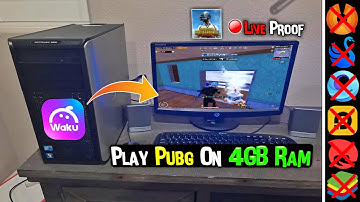 How To Play PUBG Mobile On 4GB Ram Low End PC Without Graphics Card (Wakuoo Android Emulator)