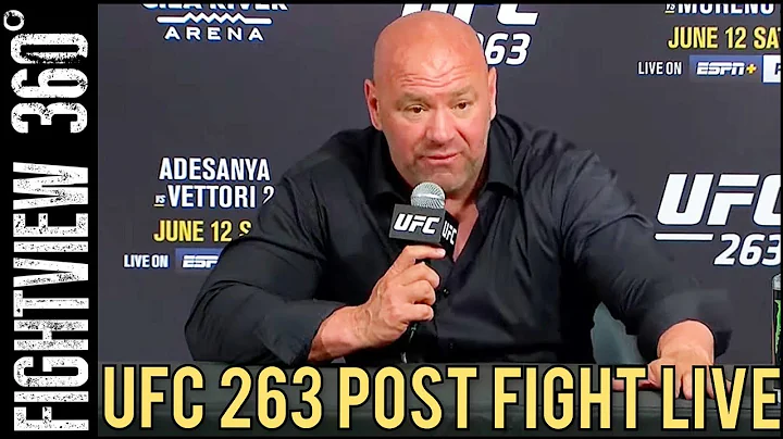 📺 UFC 263 Post Fight Press Conf: Dana White On Adesanya Whitaker 2, Costa's LAYOFF, Mayweather Paul
